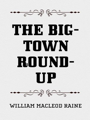 cover image of The Big-Town Round-Up